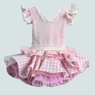 traje flamenca vichy