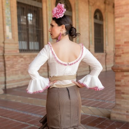 Conjunto camisa y falda flamenca