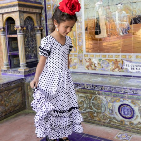vestido rociero infantil