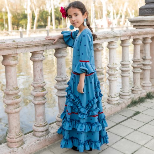 traje de flamenca niña