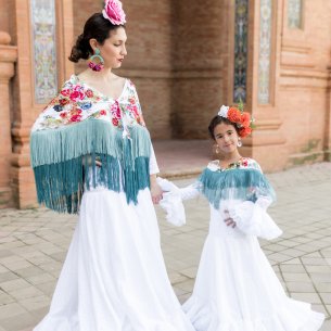 Trajes flamencos madre e hija