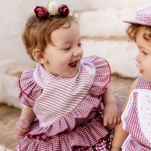 bata rociera bebé niña