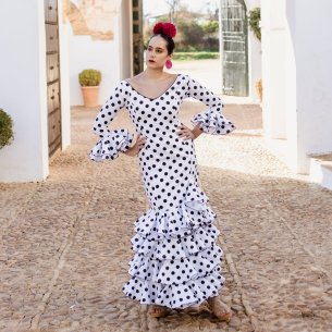 Trajes de flamenca lunares