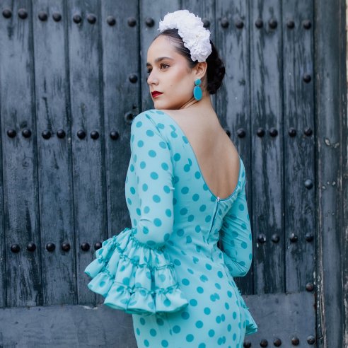 vestidos de flamenca lunares