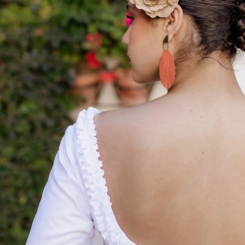 camisa flamenca detalle