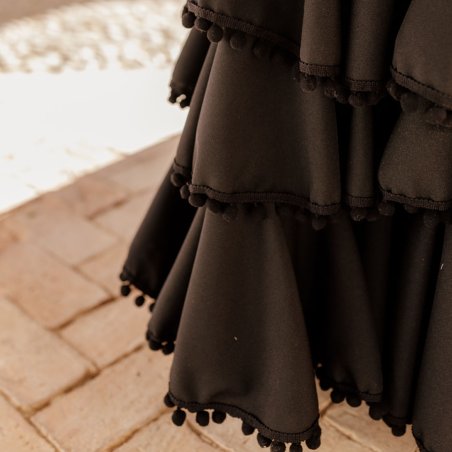 vestido flamenco madroños