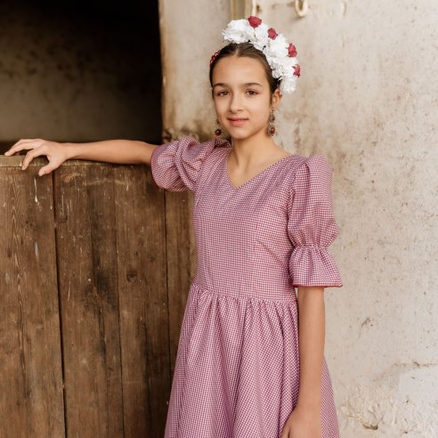 bata para El Rocío niña