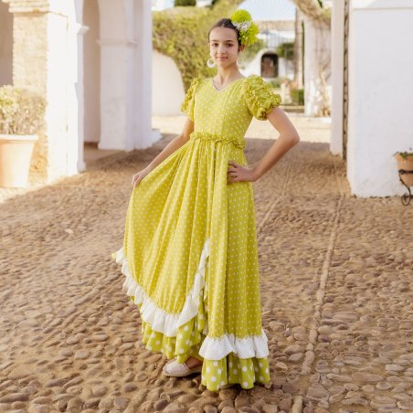 vestido de flamenca niña