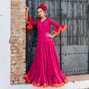 traje de flamenca niña