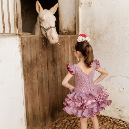 trajes de gitana niña cuadros vichí