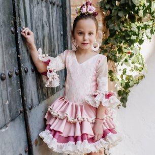 trajes flamencos niña
