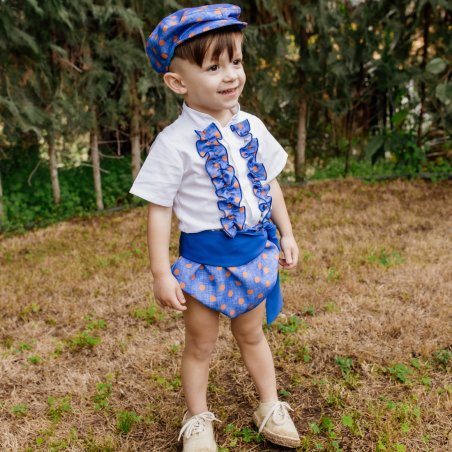 Conjuntos flamencos bebé niño diseñados por Carmen Garrido