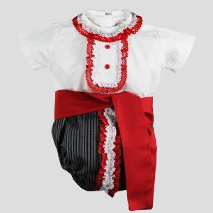 traje de flamenco bebé