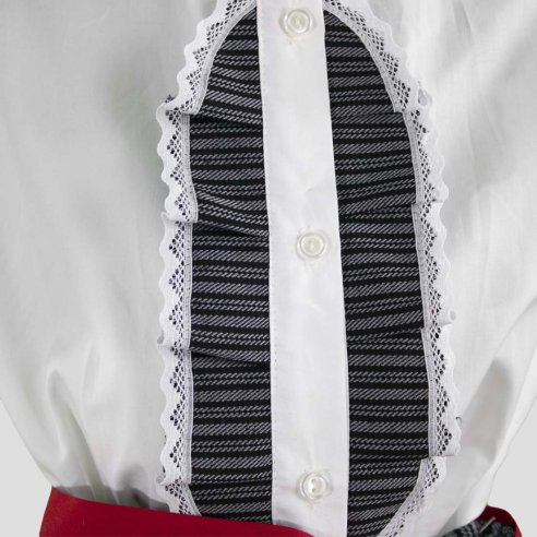 detalle camisa traje campero