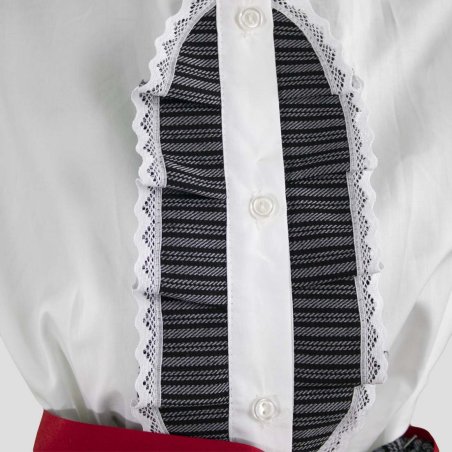 detalle camisa traje campero