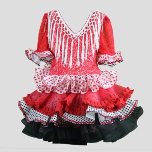 traje de flamenca niña