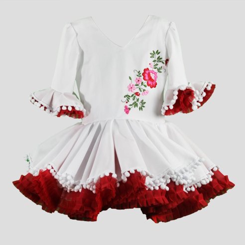 vestido flamenco niña