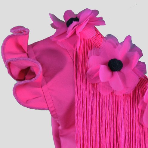 Trajes de gitana niña flores