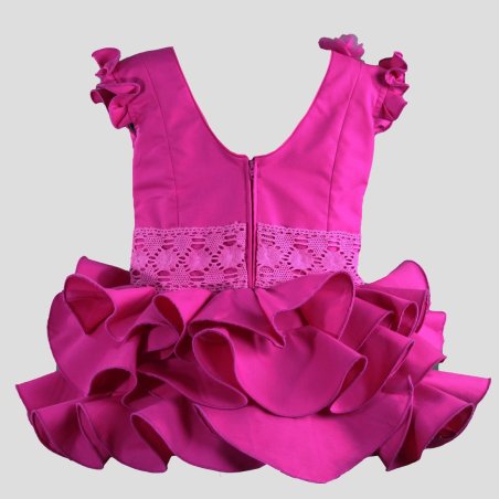 Trajes de gitana niña espalda