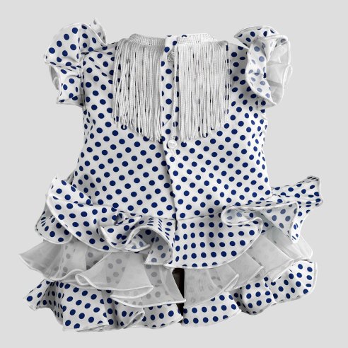 Trajes gitana bebé lunares