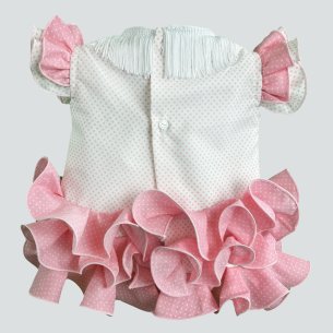 traje flamenca bebé rosa 2