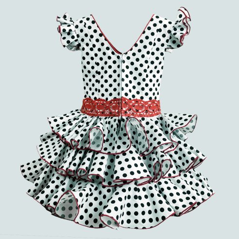 diseño flamenco lunares