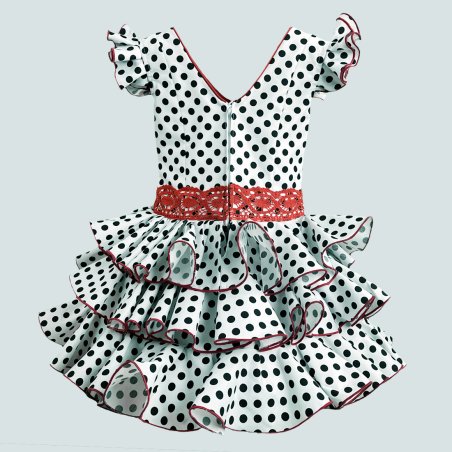 diseño flamenco lunares