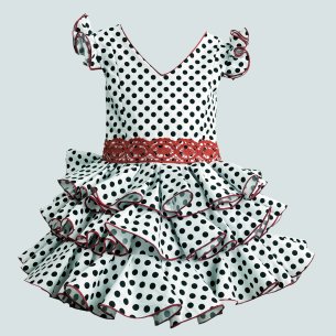 diseño flamenco niña