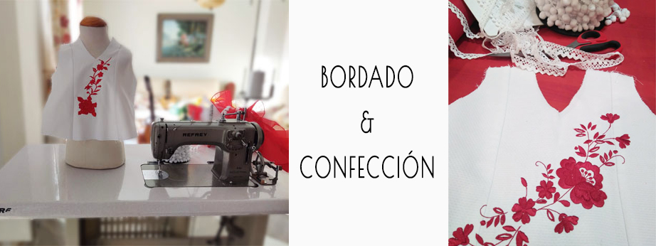 Bordado y confección de vestidos flamencos en Granada