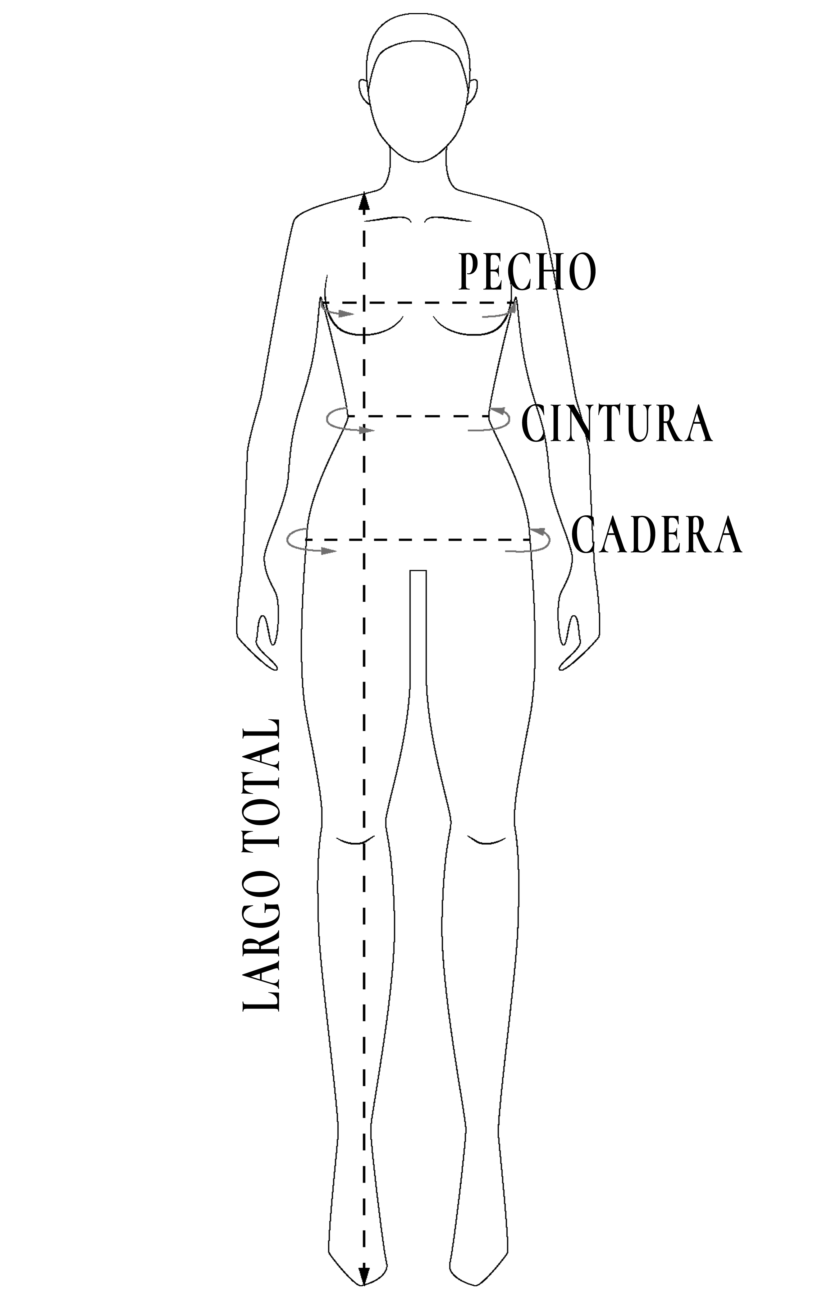 Cómo medir traje de flamenca mujer