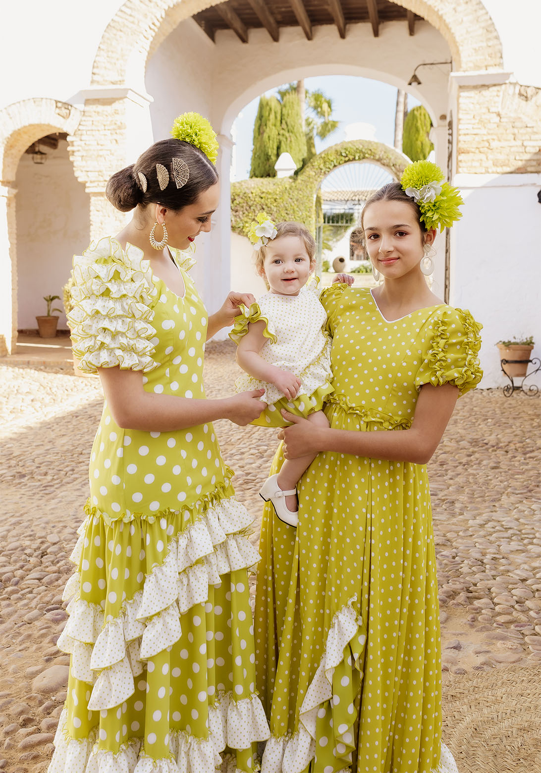 Madre e hija en las ferias de Andalucía